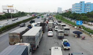 Cầu Nhật Tân, Thanh Trì cấm xe cùng thời điểm: Lo ngại ùn tắc