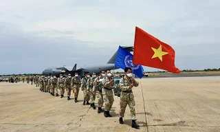 Việt Nam đã tăng cường cử lực lượng làm nhiệm vụ tại các Phái bộ Gìn giữ hòa bình LHQ. Ảnh: Cục Gìn giữ Hòa bình Việt Nam