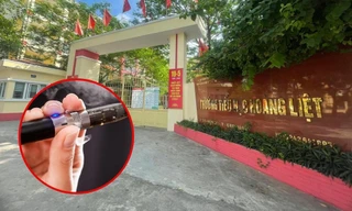 Hà Nội: 7 học sinh lớp 3 tại Tiểu học Hoàng Liệt phải nhập viện do hút thử thuốc lá điện tử