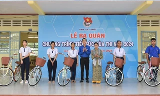 Tỉnh Đoàn Sóc Trăng tổ chức Lễ ra quân chương trình Tiếp sức mùa thi năm 2024