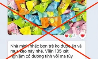 Thông tin "Bệnh viện 105 xét nghiệm kẹo dương tính với chất cấm" là không chính xác