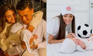 Bà xã thủ môn Bùi Tiến Dũng viết tâm thư ngọt ngào chúc mừng sinh nhật chồng