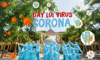 Teen Quảng Ngãi đeo khẩu trang, mặc đồ bảo hộ chụp kỷ yếu, truyền tải thông điệp tích cực