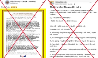 Thực hư thông tin "Quốc hội thống nhất sáp nhập 63 tỉnh, thành còn 31 tỉnh, thành"