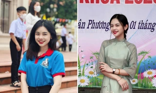 Nhan sắc xinh đẹp "chuẩn fashionista" của cô bạn Gen Z đam mê môn Ngữ văn