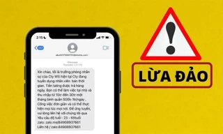Rộ tin nhắn lừa đảo mời chào việc làm có thu nhập lên tới hàng chục triệu đồng: Làm thế nào để chặn?