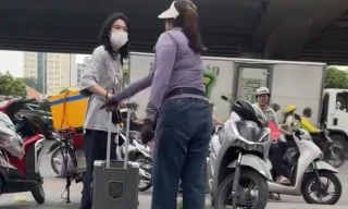 Người bán trà đá đuổi cô gái đứng ở vỉa hè bến xe Mỹ Đình: Công an vào cuộc xác minh