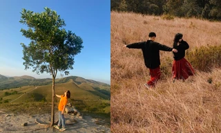 Đồi Phượng Hoàng vào mùa cỏ cháy: Địa điểm check-in đẹp hơn cả "sống lưng khủng long"