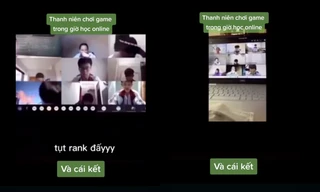 Nam sinh nhận cái kết "đắng" khi lập team chơi game vào giờ học online, quên không tắt mic