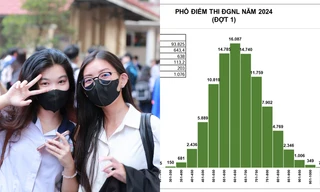 Điểm thi Đánh giá năng lực đợt 1 của ĐH Quốc gia TP.HCM: Cao nhất đạt 1076/1200 điểm