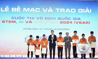 Cơn mưa giải thưởng tại Chung kết Cuộc thi Vô địch Quốc gia STEM, AI và Robotics 2024