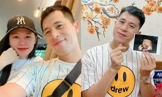 Sau 5 tháng làm đám cưới, cầu thủ Đình Trọng vui mừng thông báo sắp lên chức bố