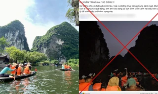 Thông tin du khách bị mắc kẹt khi đi du Xuân ở Tràng An (Ninh Bình) là không chính xác