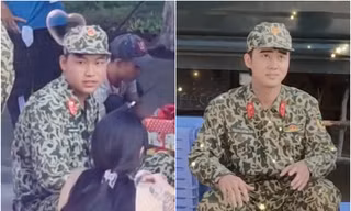Mũi trưởng Long xuất hiện cùng Đạt G, nhan sắc cứ gọi là "kẻ tám lạng, người nửa cân"
