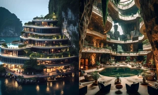 Sự thực về khách sạn đẹp không tưởng nằm giữa vịnh Hạ Long đang được chia sẻ rầm rộ