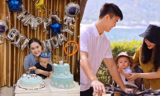 Bé Ú nhà Duy Mạnh - Quỳnh Anh tròn 1 tuổi, tiệc sinh nhật tại nhà vẫn có món ăn cực xa xỉ