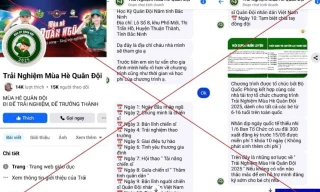 Đăng ký Trại Hè quân đội miễn phí trên MXH, nhiều người bị chiếm đoạt số tiền lớn