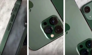 Video iPhone 13 series màu xanh lá đầu tiên ngoài thực tế: Có nuột như bản thiết kế?
