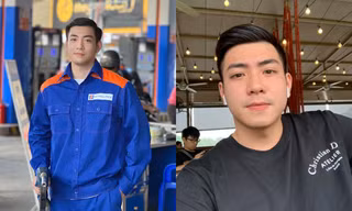 Ngắm loạt ảnh của trai đẹp đổ xăng khiến dân mạng "đứng ngồi không yên"