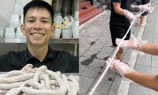 Chủ quán quảng cáo "lòng xe điếu dài 40m" xin lỗi khi cơ quan chức năng vào kiểm tra