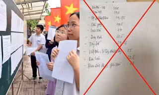 Lan truyền tờ giấy viết tay được cho là điểm chuẩn vào lớp 10, Sở GD&ĐT Hà Nội nói gì?
