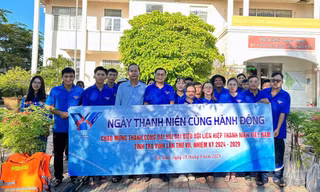 Chào mừng thành công Đại hội Hội Liên hiệp thanh niên Việt Nam tỉnh Trà Vinh