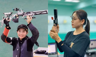2 xạ thủ Gen Z của đoàn thể thao Việt Nam gây ấn tượng tại Olympic Paris 2024