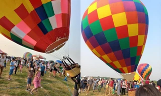 Lễ hội khinh khí cầu tại Hà Nội: Nhiều người sẵn sàng chờ 6 - 7 tiếng để được trải nghiệm
