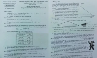 Đề thi và đáp án tham khảo môn Toán kỳ thi vào lớp 10 THPT tại TP.HCM năm 2022