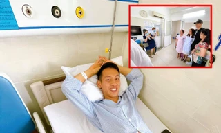 Vào viện thăm Hùng Dũng nhưng Lâm "Tây" lại hút sự chú ý: Trai đẹp luôn tỏa sáng ở mọi nơi