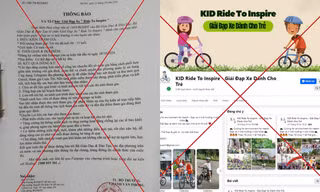 Bộ GD&ĐT cảnh báo giả mạo tổ chức giải đua xe đạp cho học sinh Ride To Insprise