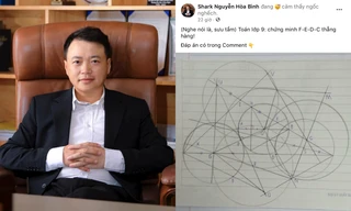 Shark Bình đưa ra quan điểm về giáo dục qua 1 bài Toán khiến dân mạng tranh cãi nảy lửa