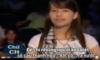 Dân mạng "đào" lại câu trả lời nhầm lẫn về thành ngữ trên sóng truyền hình 10 năm trước