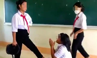Nữ sinh lớp 6 bị đánh hội đồng tại lớp, bất ngờ người quay clip