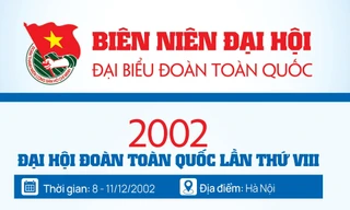 INFOGRAPHIC: Đại hội Đoàn toàn quốc lần thứ VIII - 2002