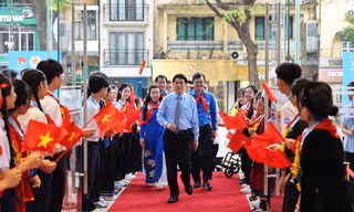Chủ tịch nước Lương Cường dự Lễ tuyên dương Đại hội Cháu ngoan Bác Hồ toàn quốc