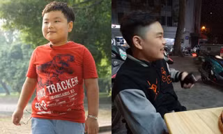 Bi Béo - con trai Xuân Bắc lột xác bất ngờ ở tuổi 14, lộ dáng dấp "soái ca"