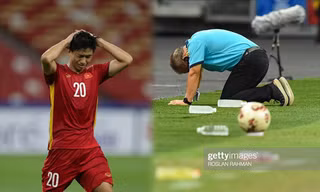 Thầy Park gục ngã trên sân khiến dân mạng xót xa: Xin đừng quay lưng với tuyển nước nhà!