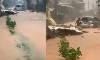 Diễn biến mưa lớn tại miền Trung: Tường rào đổ sập khiến nữ sinh lớp 12 bị thương