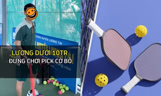 Tranh cãi quanh phát ngôn "lương dưới 10 triệu đồng đừng chơi pickleball" 