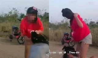 Hai nữ sinh THCS ở Bình Định vừa đánh bạn thô bạo vừa quay clip gây phẫn nộ