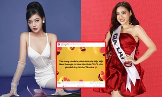 "Hotgirl trứng rán" bất ngờ thông báo sẽ đại diện Việt Nam tham gia thi Hoa hậu Quốc tế