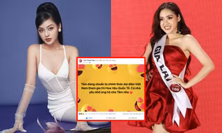 "Hotgirl trứng rán" bất ngờ thông báo sẽ đại diện Việt Nam tham gia thi Hoa hậu Quốc tế