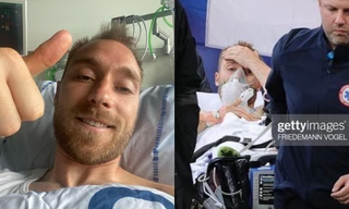 Sau 3 ngày bị đột quỵ ngay trên sân EURO, Christian Eriksen đăng ảnh mới trên Instagram