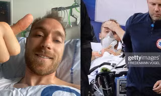 Sau 3 ngày bị đột quỵ ngay trên sân EURO, Christian Eriksen đăng ảnh mới trên Instagram