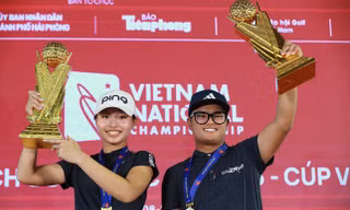 Hai gương mặt Gen Z trở thành nhà vô địch Giải Golf Quốc gia năm 2023 - Cúp VinFast