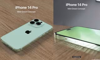 Chiêm ngưỡng iPhone 14 Pro màu xanh mint đẹp không tì vết: Thiết kế mới vô cùng bắt mắt