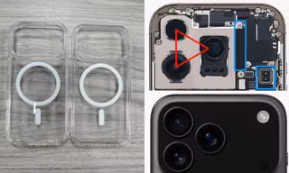 Ốp lưng nghi của iPhone 17 Pro cho thấy thanh camera mới "siêu to khổng lồ"