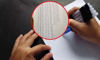 Nữ sinh phải chép phạt vì để quên sách giáo khoa, nhìn vào dòng chữ ai cũng bật cười