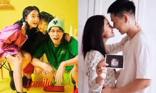 Vợ chồng Ba Duy - Nam Thương báo tin vui đúng ngày 1/6, bé Đậu chính thức lên chức anh rồi